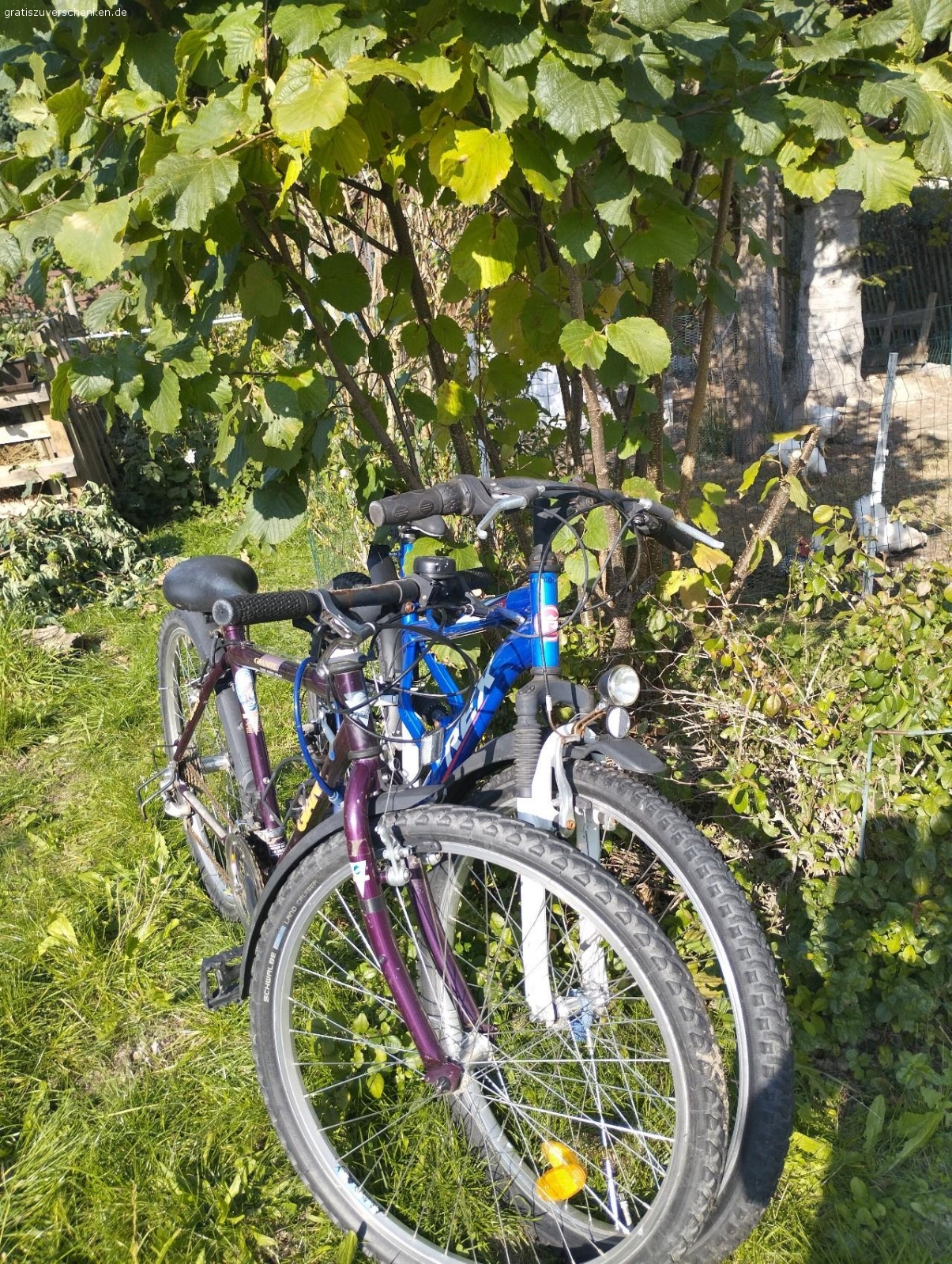 26 er Fahrräder zu verschenken. verschenke zwei 26 Jugendfahrräder