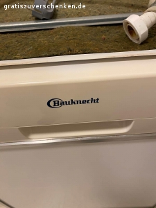 Bauknecht Spülmaschine ca.18 Jahre alt, Funktioniert n. Gut. Zu verschenken