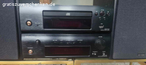 Denon Kompaktanlage. hochwertige Denon Kompaktanlage mit Tuner/Verstärker DRA-F107  2 x 65 W, CD Player DCD-F107 und 2 Lautsprecherboxen. Wenig benutzt. Top Zustand., Betriebsanleitungen und alle Verbindungskabel vorhanden.