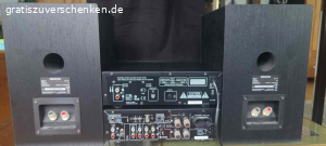 Denon Kompaktanlage. hochwertige Denon Kompaktanlage mit Tuner/Verstärker DRA-F107  2 x 65 W, CD Player DCD-F107 und 2 Lautsprecherboxen. Wenig benutzt. Top Zustand., Betriebsanleitungen und alle Verbindungskabel vorhanden.