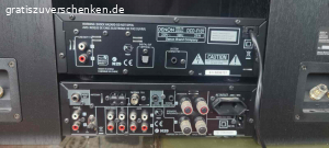 Denon Kompaktanlage. hochwertige Denon Kompaktanlage mit Tuner/Verstärker DRA-F107  2 x 65 W, CD Player DCD-F107 und 2 Lautsprecherboxen. Wenig benutzt. Top Zustand., Betriebsanleitungen und alle Verbindungskabel vorhanden.