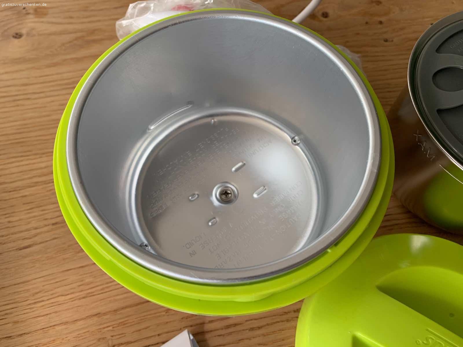 Hot Pot Speisenwärmer. Neu,unbenutzt, gut um in der Arbeit Speisen warm zu machen, einfach über längere Zeit an die Steckdose gehängt und essen wird langsam warm und ist zur Mittagszeit fertig.